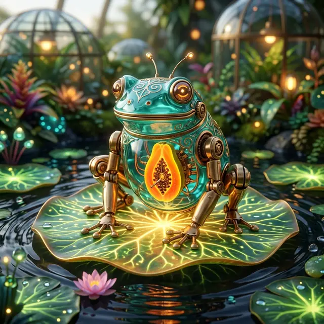 Pipsqueak the robotic frog